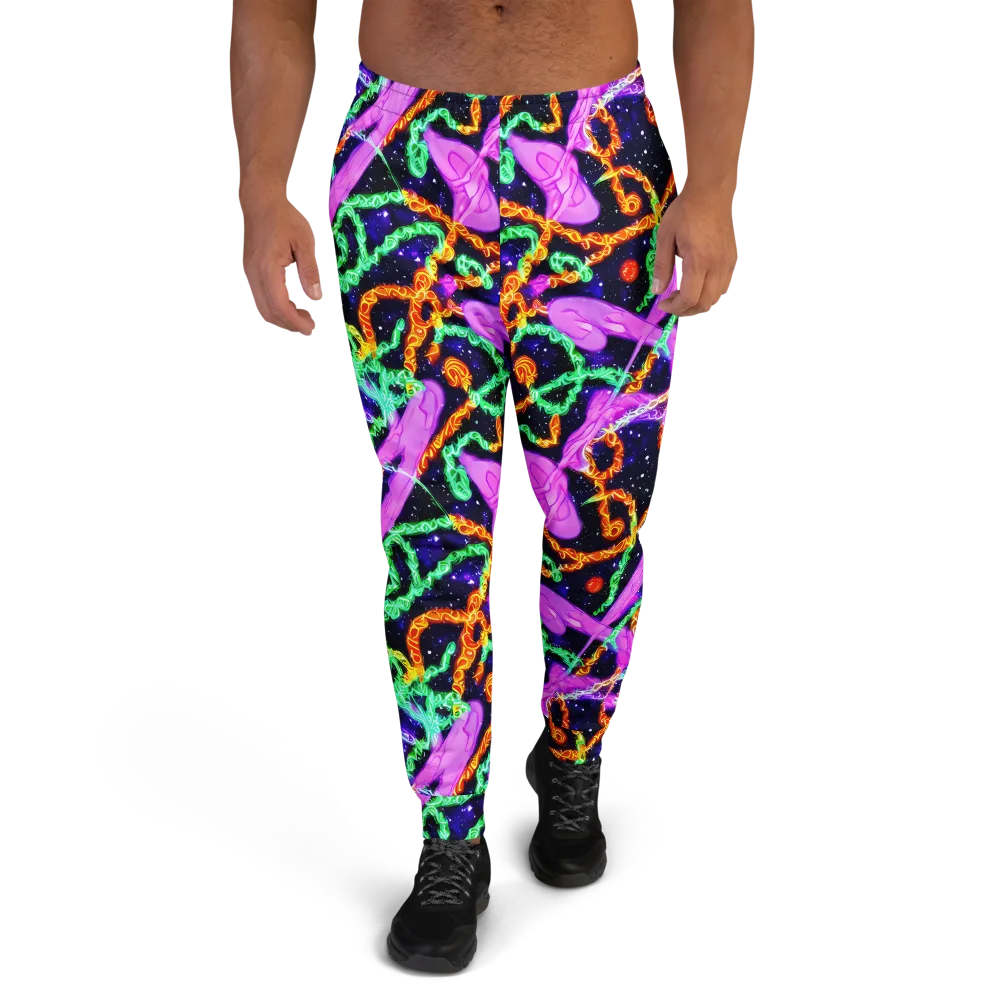 Enckell's Nebula on Men's Joggers — Front