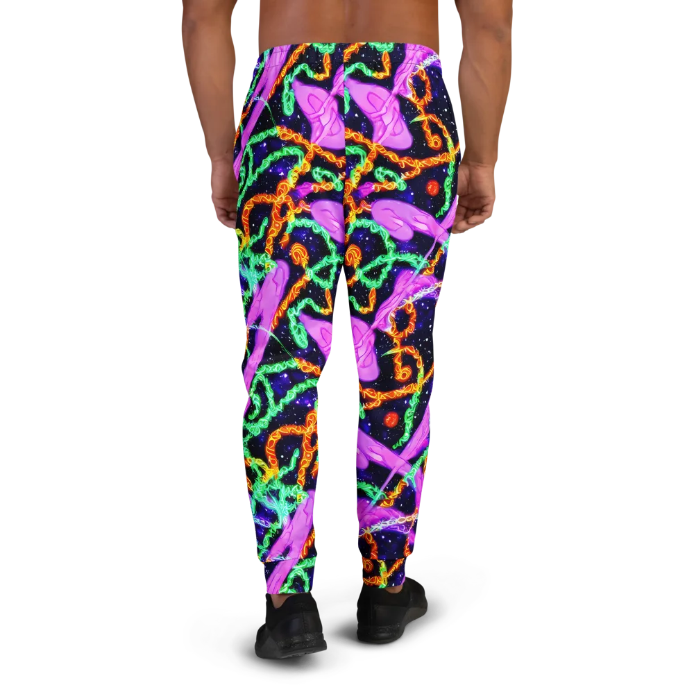 Enckell's Nebula on Men's Joggers — Back