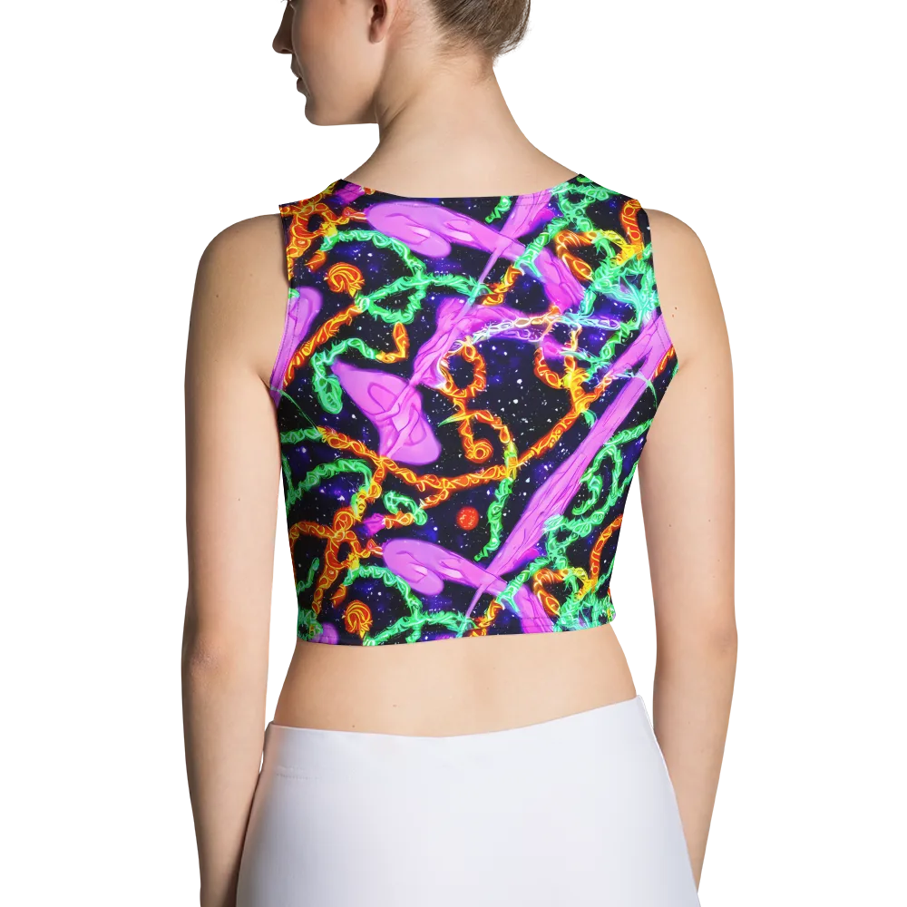 Enckell's Nebula on Crop Top — Back