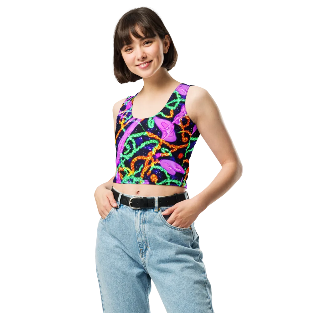 Enckell's Nebula on Crop Top — Front