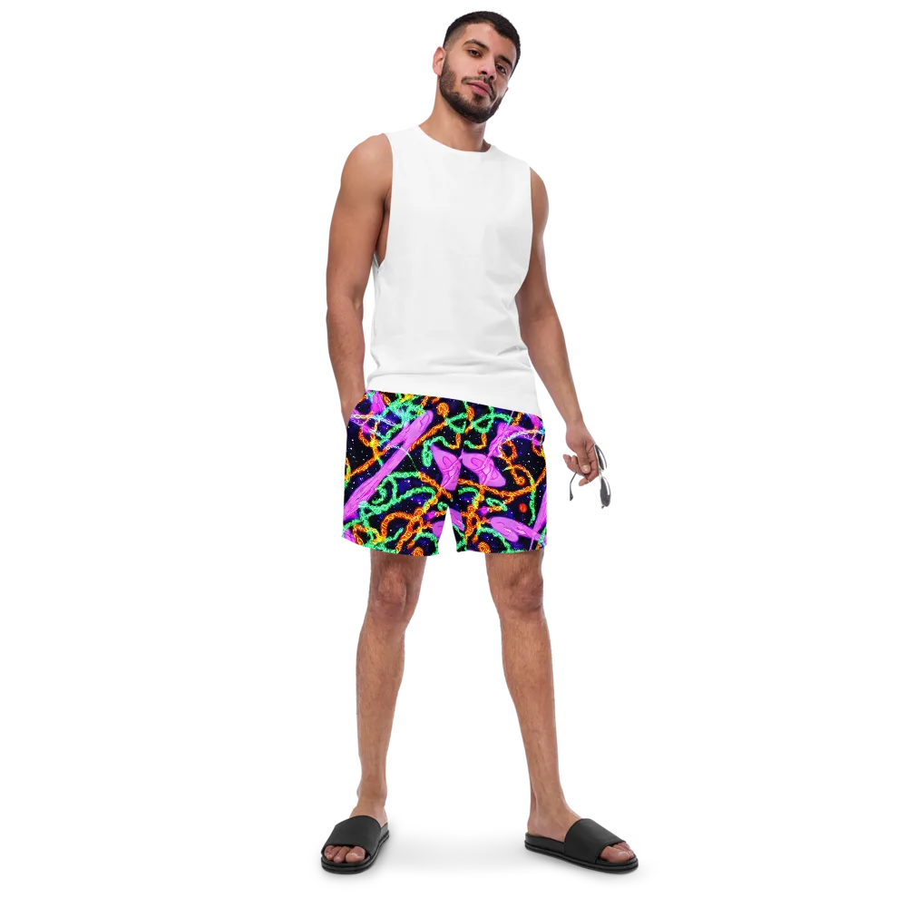 Enckell's Nebula on Swim Trunks — Front