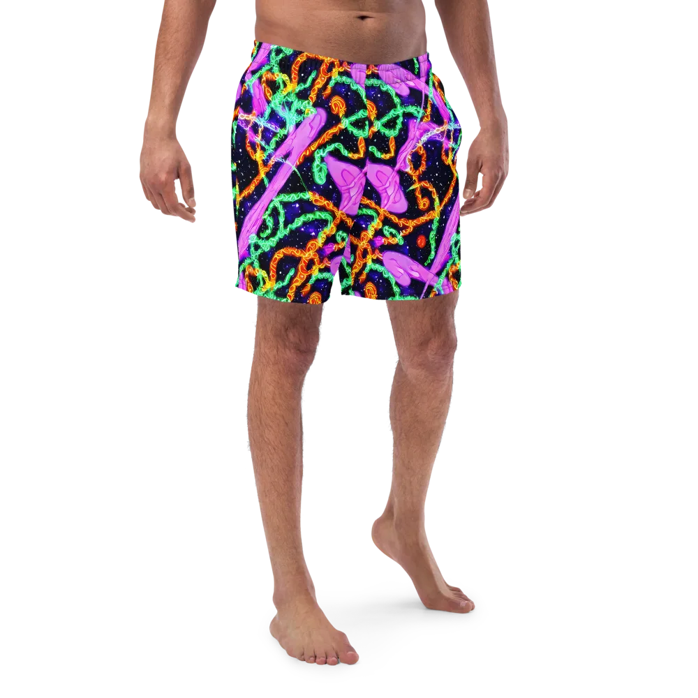 Enckell's Nebula on Swim Trunks — Front