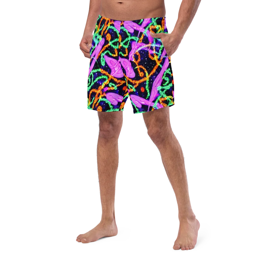 Enckell's Nebula on Swim Trunks — Left Front