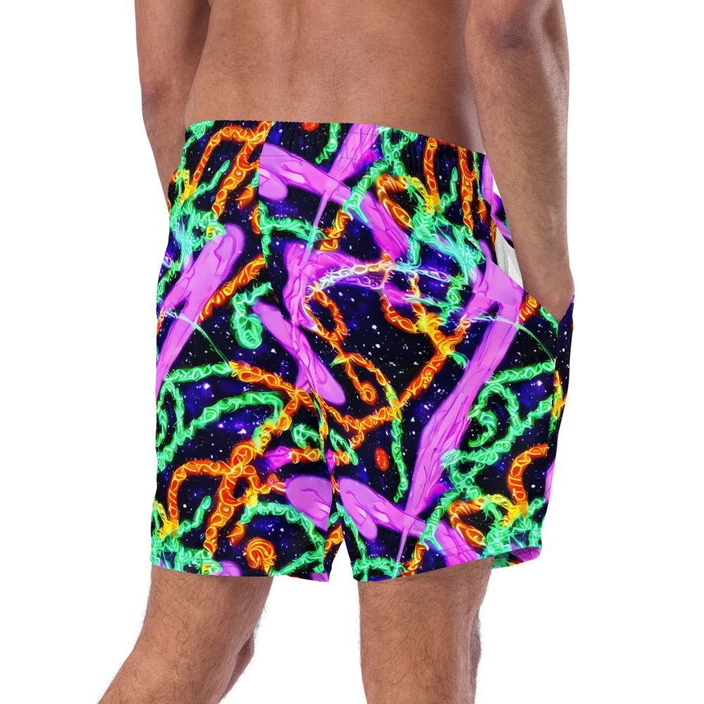 Enckell's Nebula on Swim Trunks — Right Back