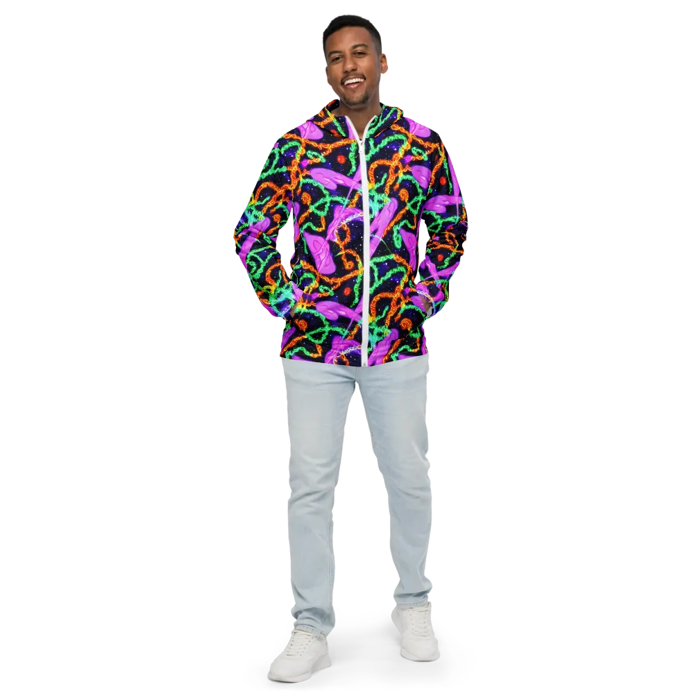 Enckell's Nebula on Men's Windbreaker — Front