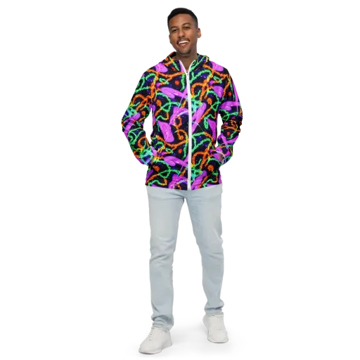 Enckell's Nebula on a Men's Windbreaker