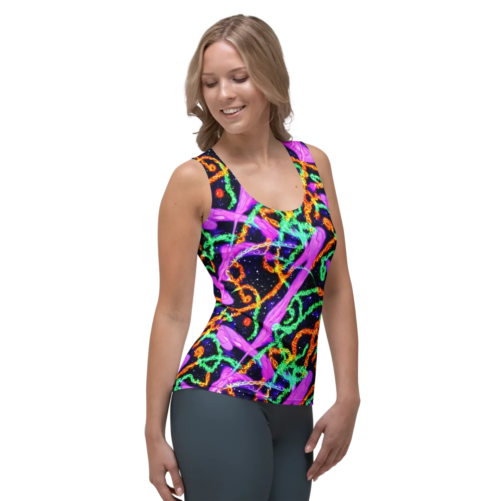 Enckell's Nebula on Women's Tank Top — Right Front