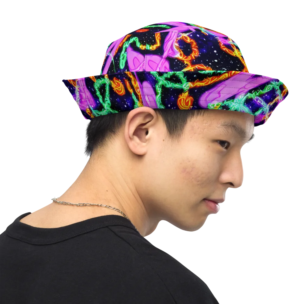Enckell's Nebula on Reversible Bucket Hat — Right Outside