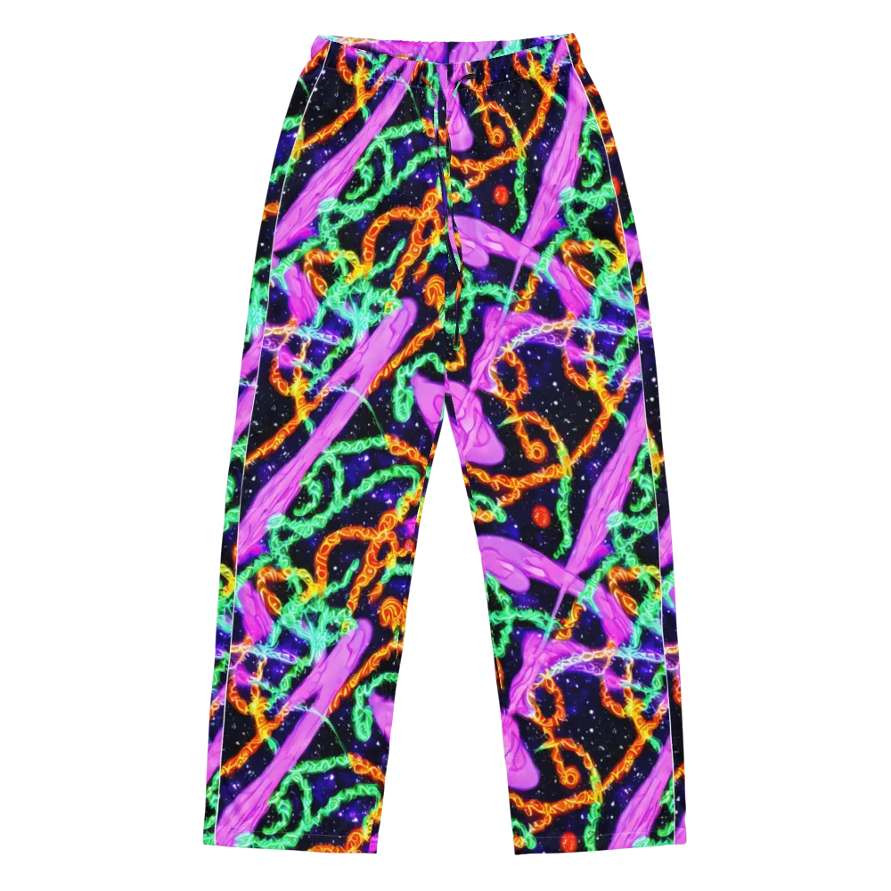 Enckell's Nebula on Women's Pajama Pants — Front