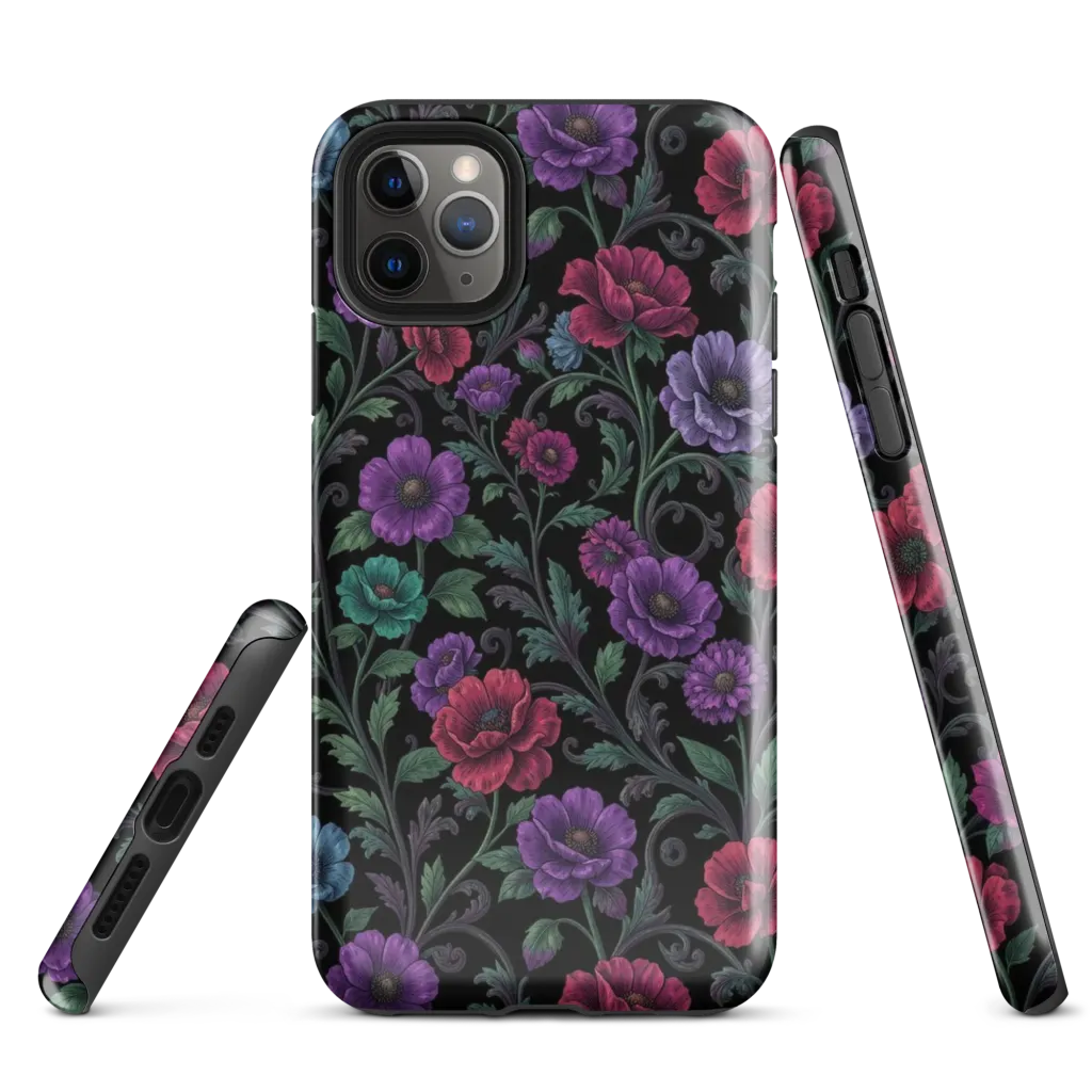 Midnight Botanical on Tough Case for iPhone® — Front