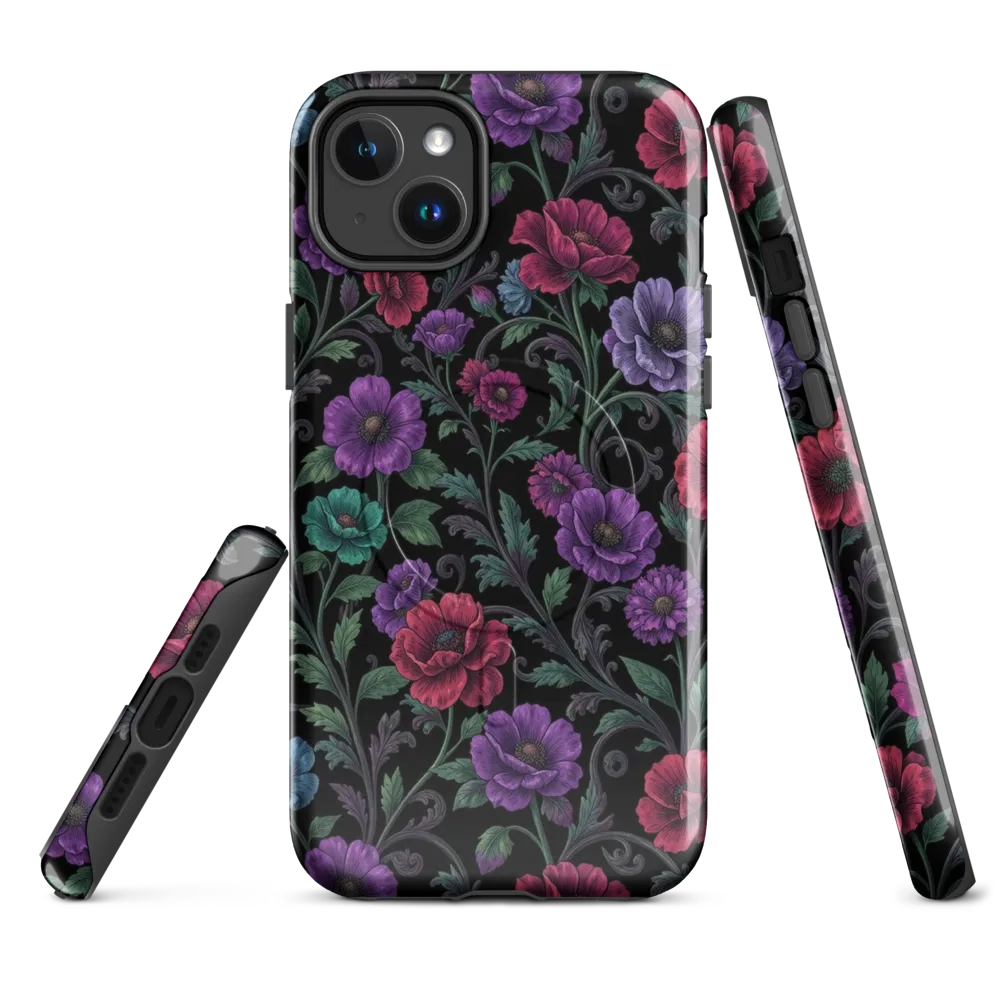 Midnight Botanical on MagSafe Tough Case for iPhone® — Front