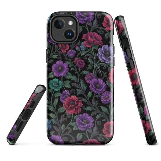 Midnight Botanical on a MagSafe Tough Case for iPhone®