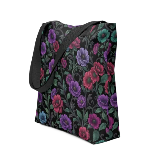 Midnight Botanical on a Tote Bag
