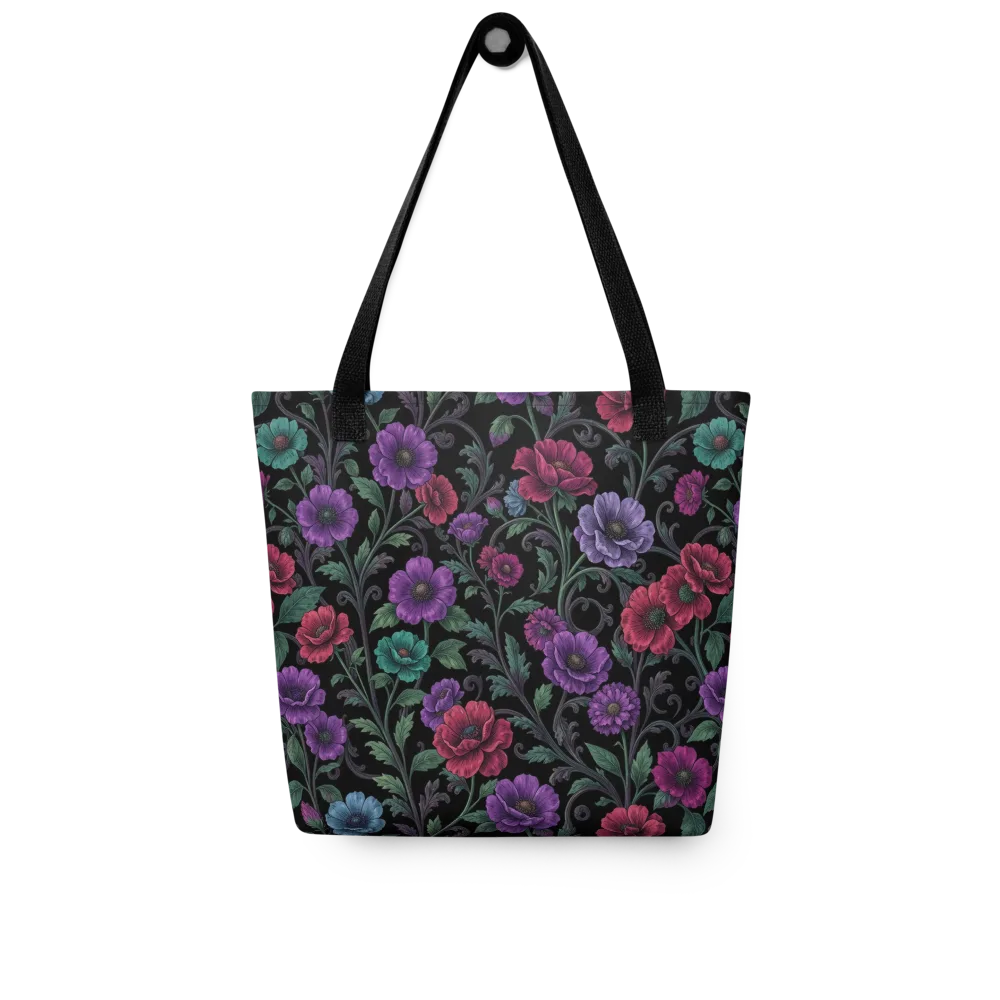 Midnight Botanical on Tote Bag — Front