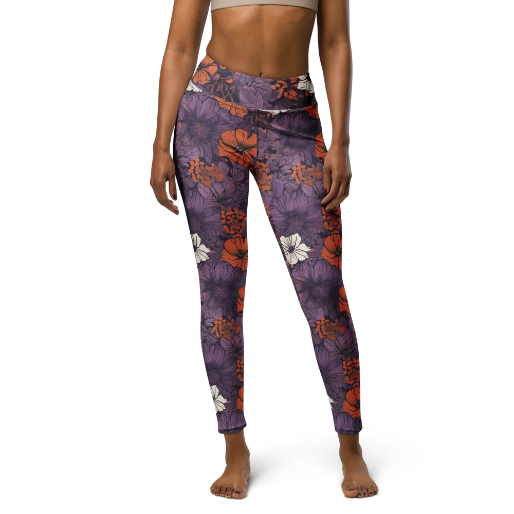 Violet Ember on Yoga Leggings — Front