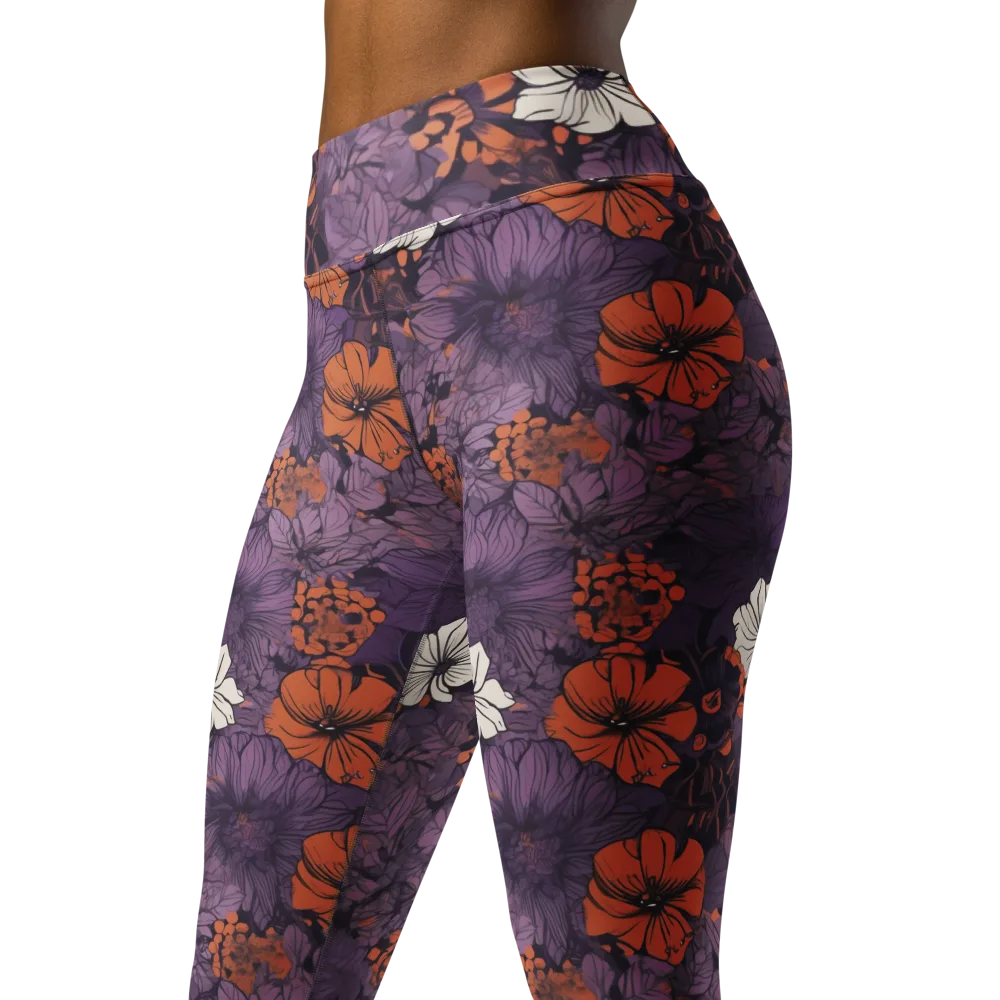 Violet Ember on Yoga Leggings — Left Front
