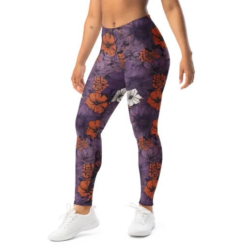 Violet Ember on a Leggings