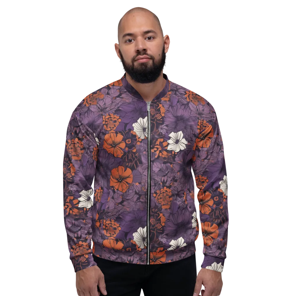 Violet Ember on Bomber Jacket — Front