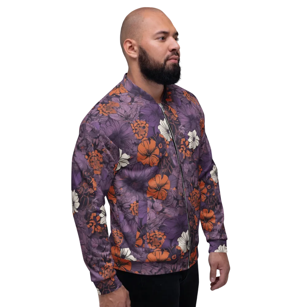 Violet Ember on Bomber Jacket — Right