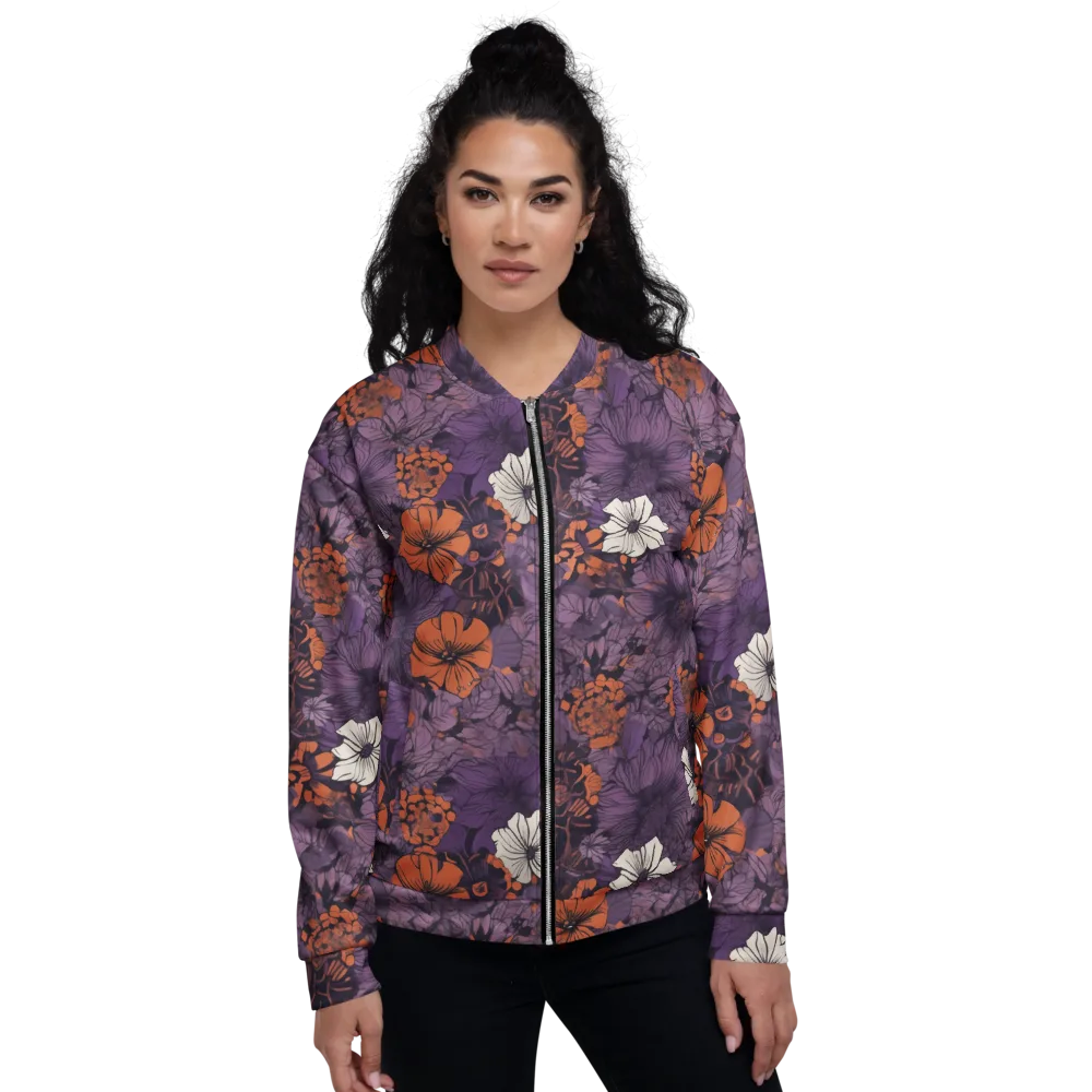 Violet Ember on Bomber Jacket — Front