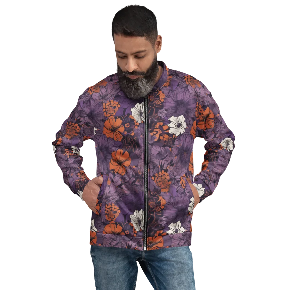 Violet Ember on Bomber Jacket — Front
