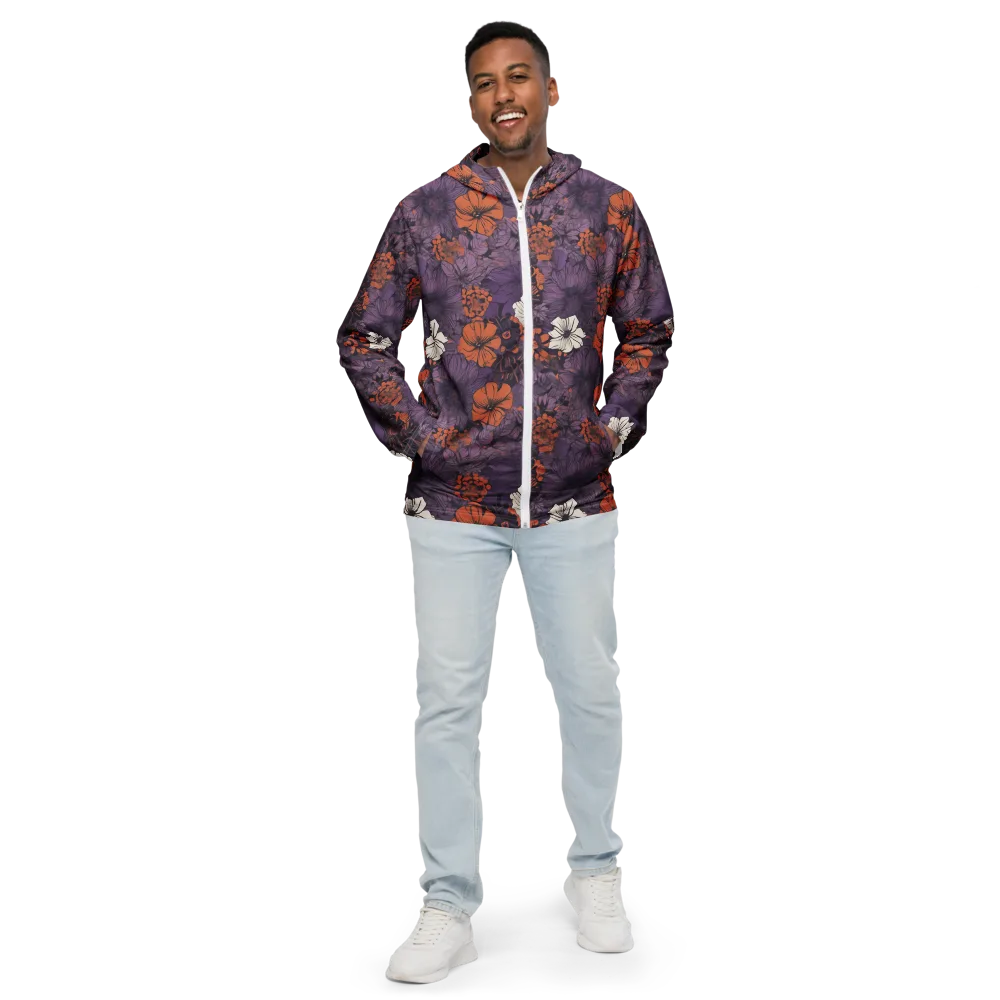 Violet Ember on Men's Windbreaker — Front