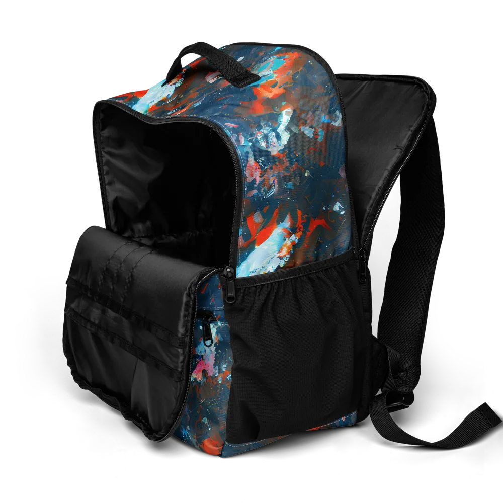 Ghenie's Whirl on Utility Backpack — Product details 2