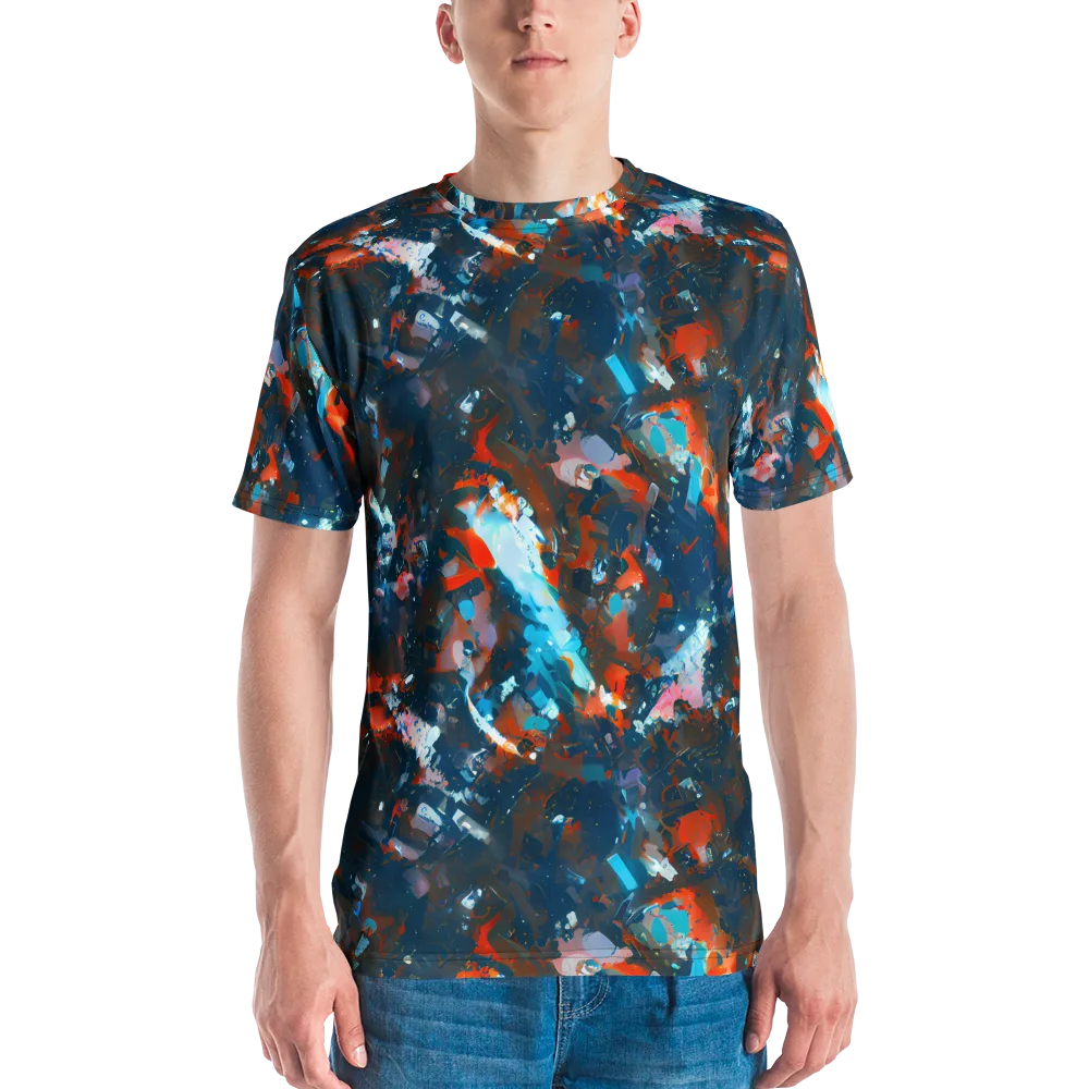 Ghenie's Whirl on Men's Crew Neck T-Shirt — Front