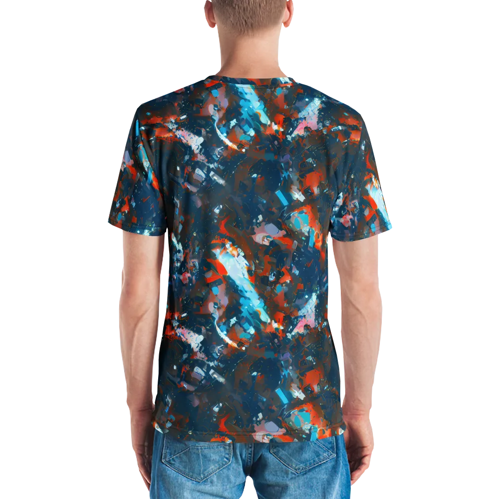 Ghenie's Whirl on Men's Crew Neck T-Shirt — Back