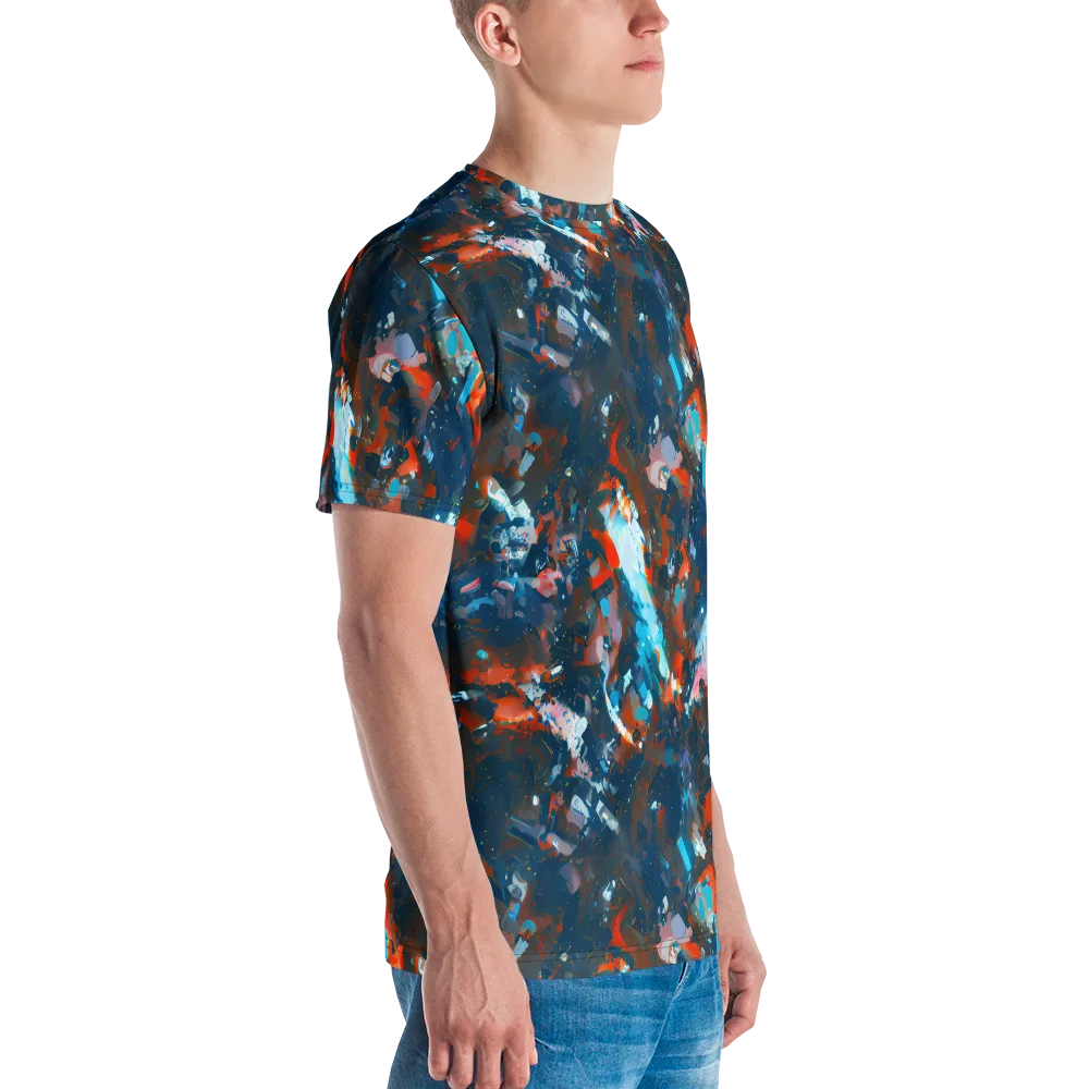 Ghenie's Whirl on Men's Crew Neck T-Shirt — Right