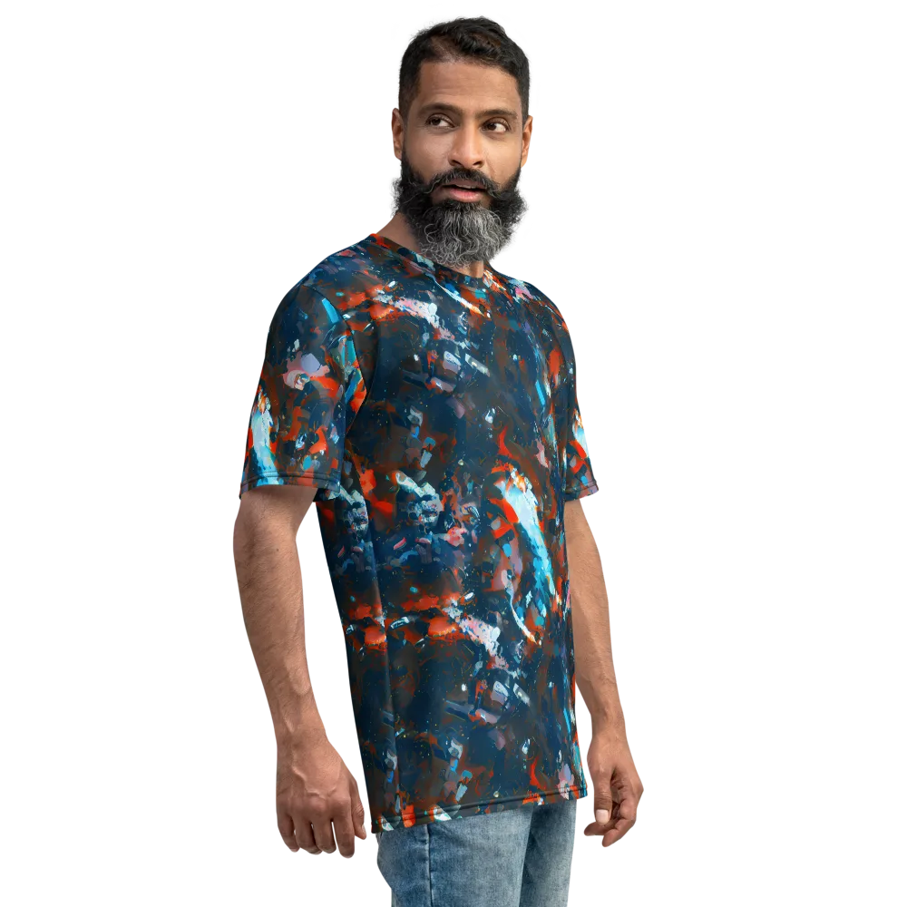 Ghenie's Whirl on Men's Crew Neck T-Shirt — Right