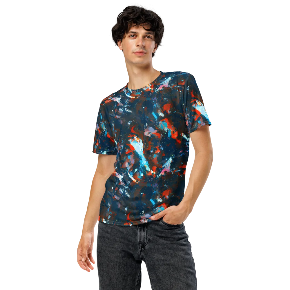 Ghenie's Whirl on Men's Crew Neck T-Shirt — Front
