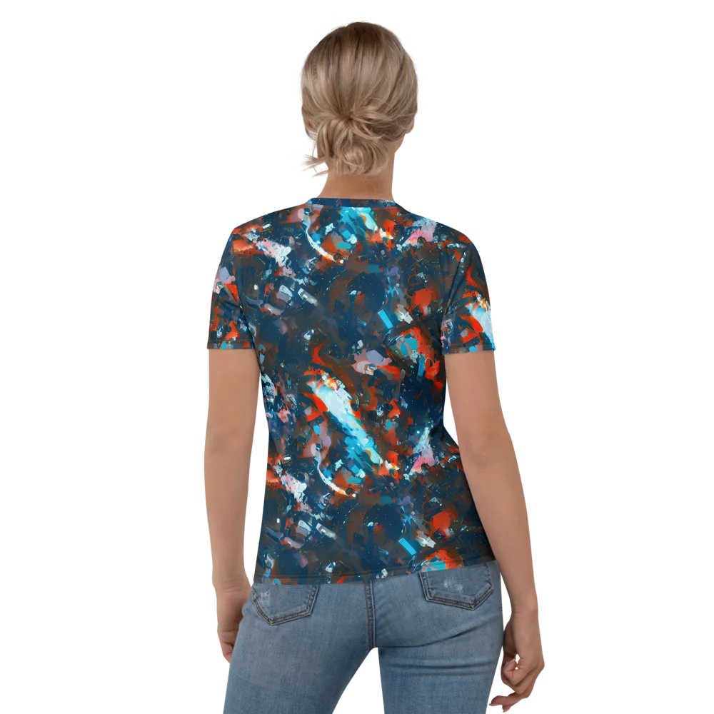 Ghenie's Whirl on Women's Crew Neck T-Shirt — Back