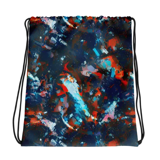 Ghenie's Whirl on a Drawstring Bag