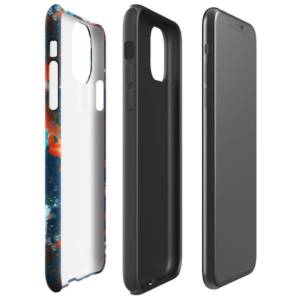 Ghenie's Whirl on Tough Case for iPhone® — Right