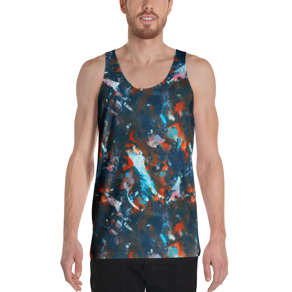 Ghenie's Whirl on Men's Tank Top — Front