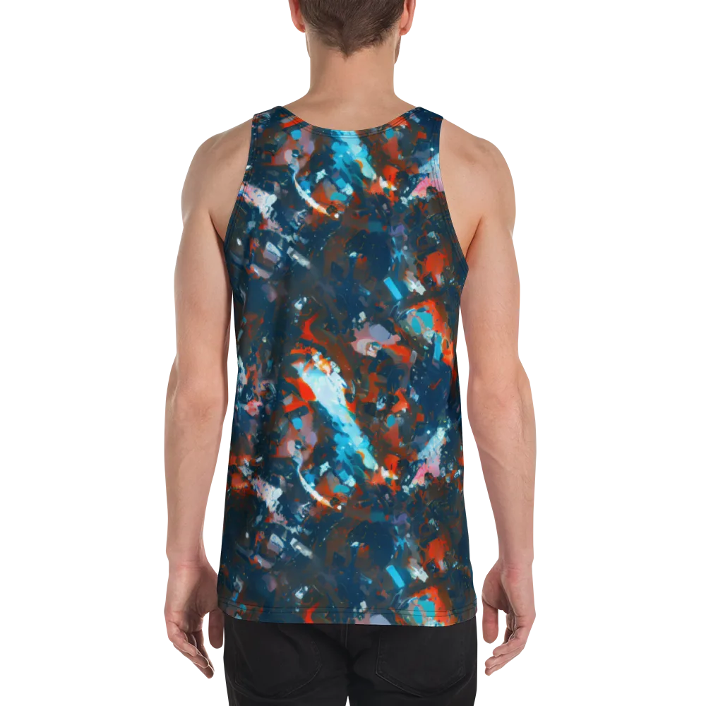 Ghenie's Whirl on Men's Tank Top — Back