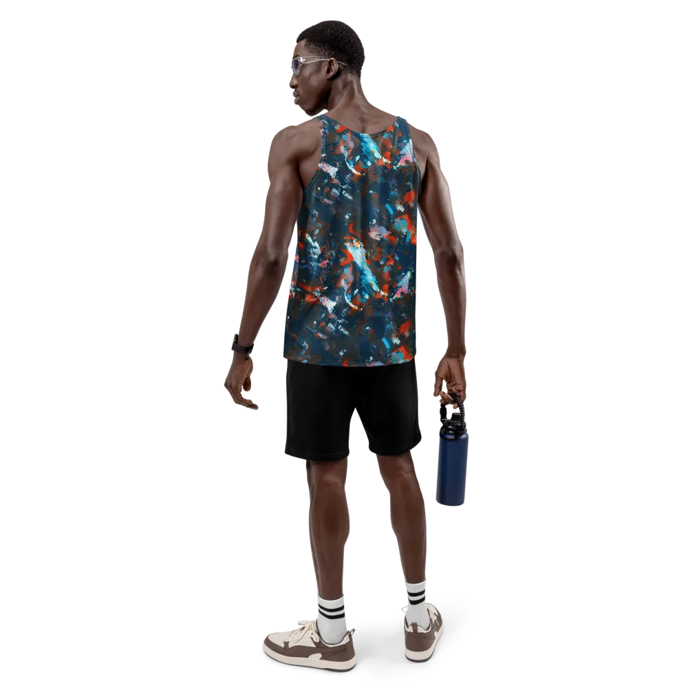 Ghenie's Whirl on Men's Tank Top — Back