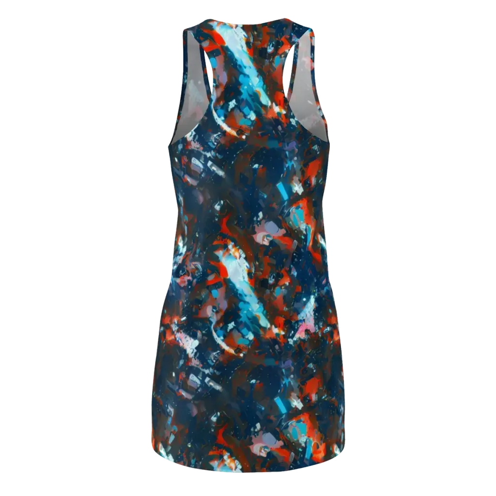 Ghenie's Whirl on Racerback Dress — Back