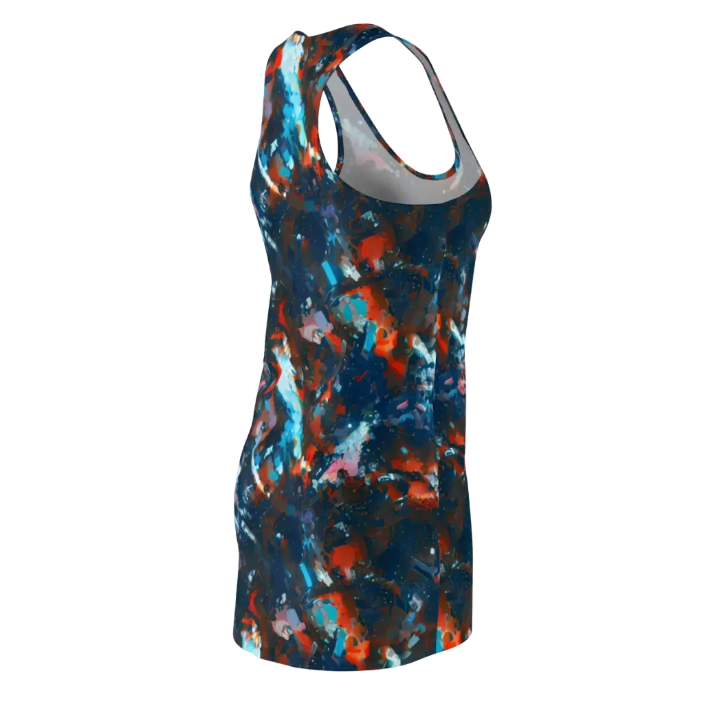Ghenie's Whirl on Racerback Dress — Back Side