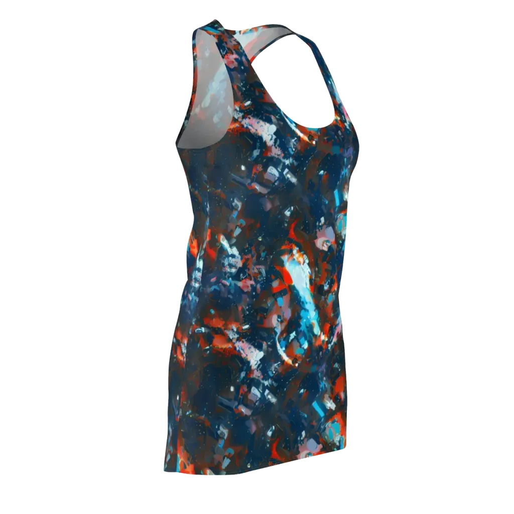 Ghenie's Whirl on Racerback Dress — Front Side