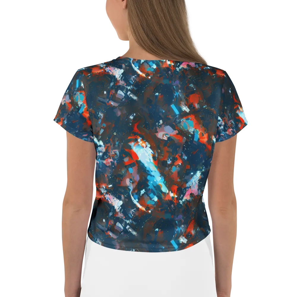 Ghenie's Whirl on Crop Tee — Back