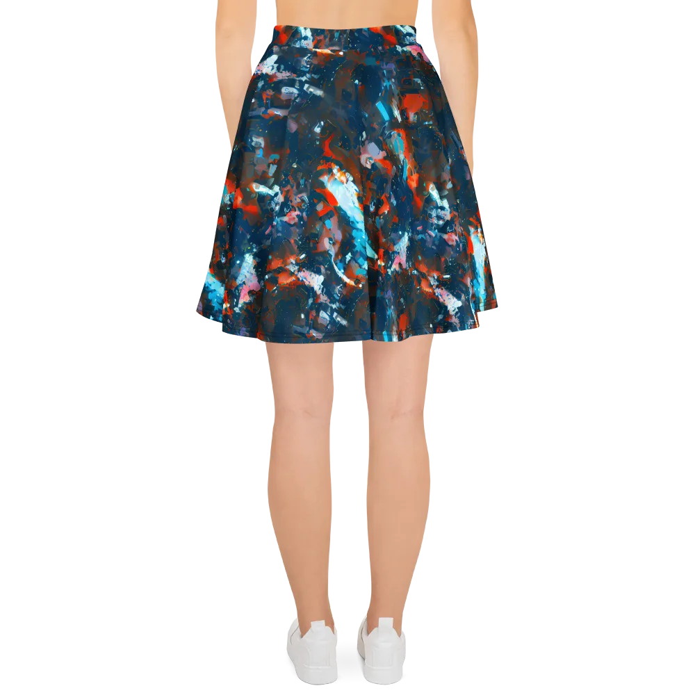 Ghenie's Whirl on Skater Skirt — Back