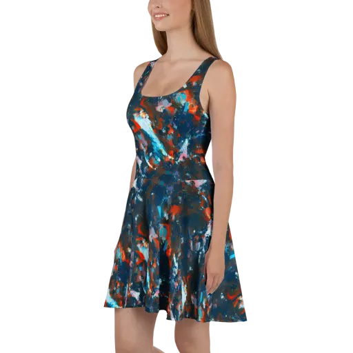 Ghenie's Whirl on a Skater Dress