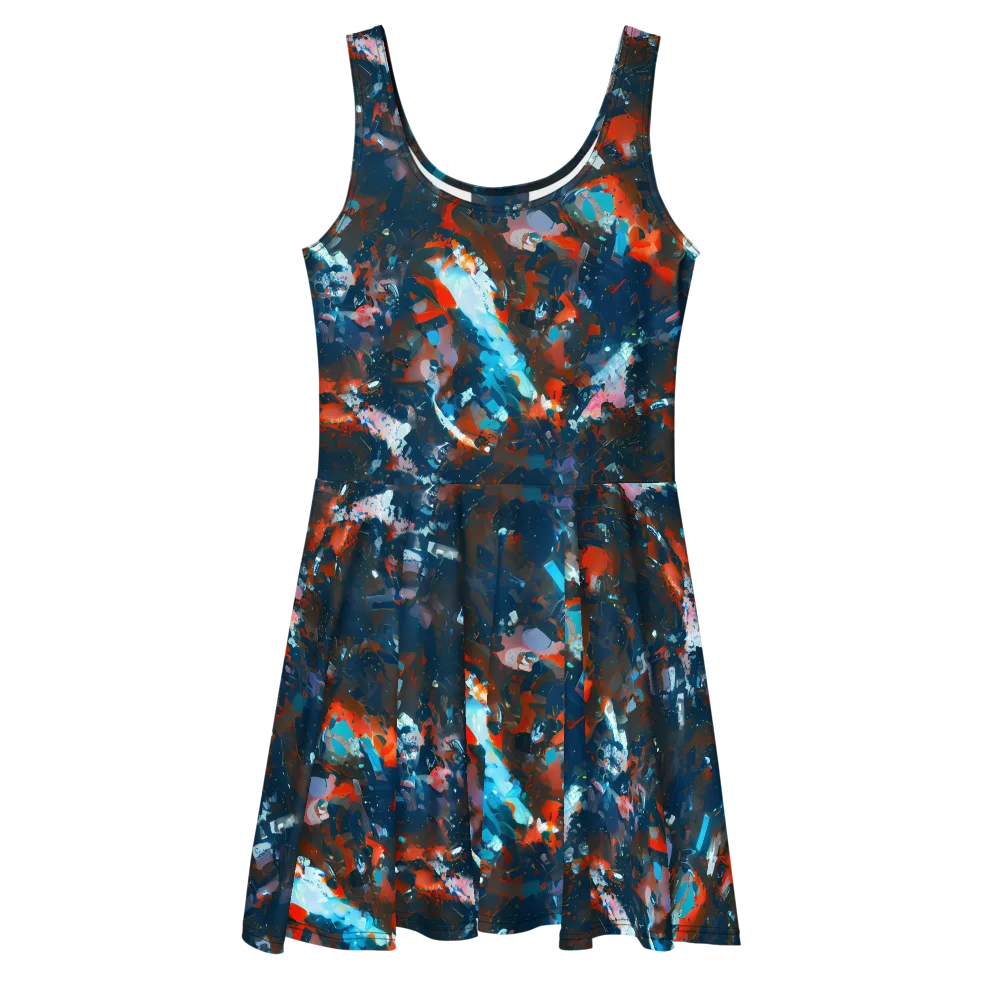 Ghenie's Whirl on Skater Dress — Front