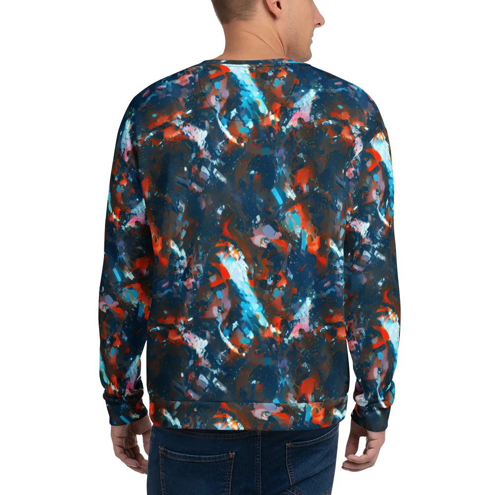 Ghenie's Whirl on Sweatshirt — Back