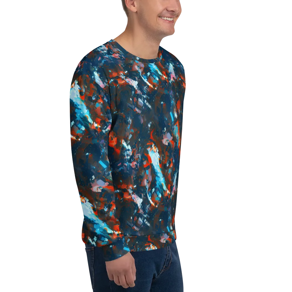 Ghenie's Whirl on Sweatshirt — Right Front