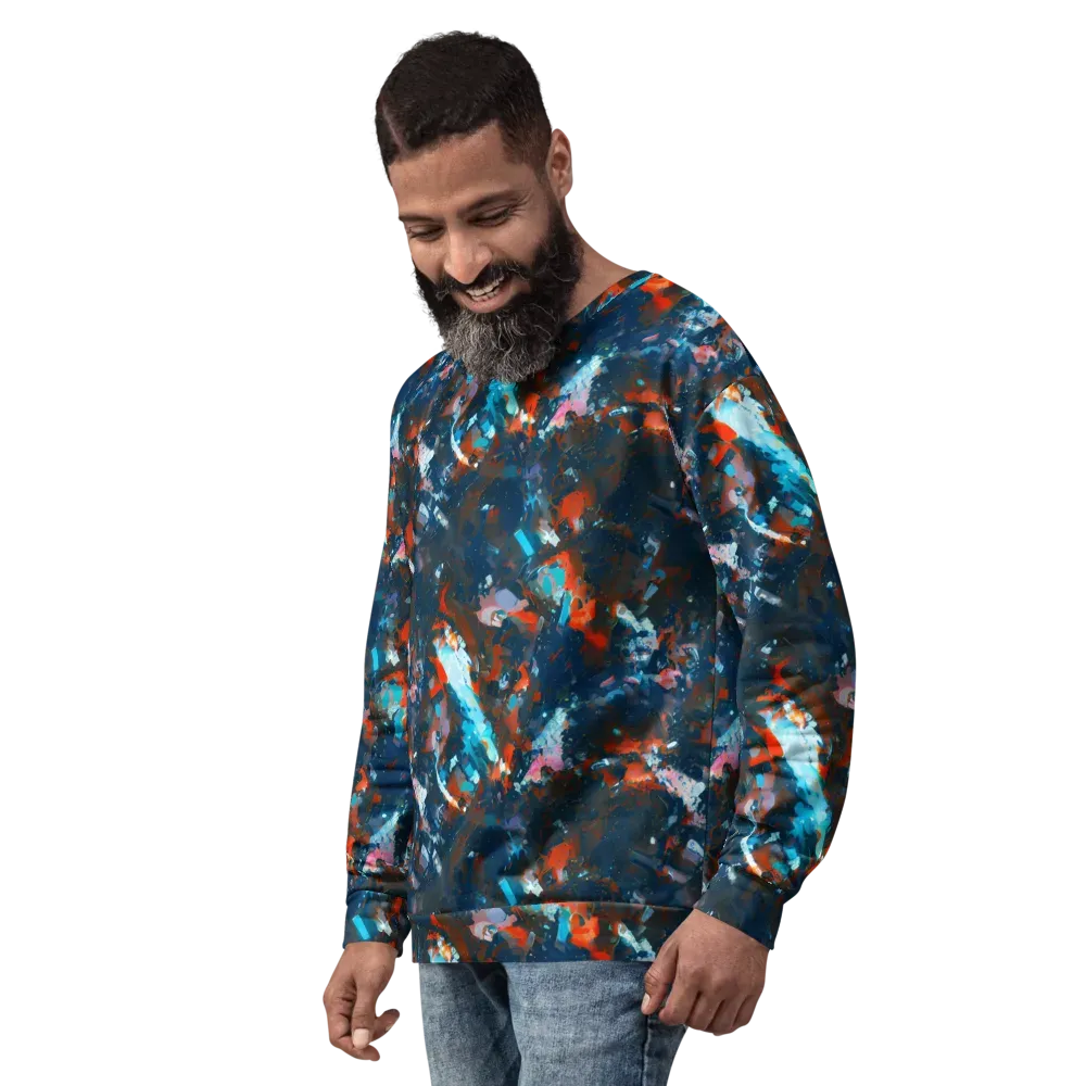 Ghenie's Whirl on Sweatshirt — Left Front