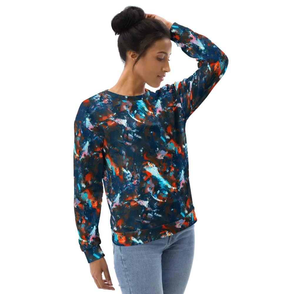 Ghenie's Whirl on Sweatshirt — Right Front