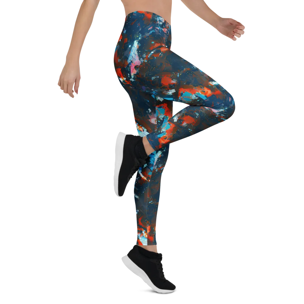 Ghenie's Whirl on Leggings — Right